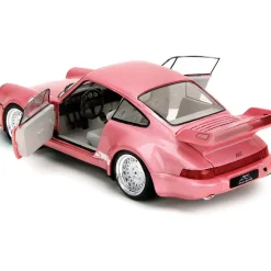 Porsche 911 Carrera RS (964) - Pink 1:18 Scale Diecast Model Car by Jada Toys
