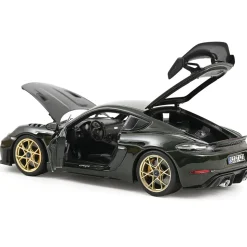 2023 Porsche Cayman GT4 RS w/Weissach Pack - Green 1:18 Scale Diecast Model Car by Norev