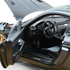 2023 Porsche Cayman GT4 RS w/Weissach Pack - Green 1:18 Scale Diecast Model Car by Norev