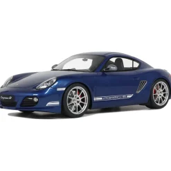 2012 Porsche Cayman R - Aqua Blue Metallic 1:18 Scale Cast Resin Model by GT Spirit