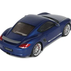2012 Porsche Cayman R - Aqua Blue Metallic 1:18 Scale Cast Resin Model by GT Spirit