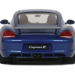 2012 Porsche Cayman R - Aqua Blue Metallic 1:18 Scale Cast Resin Model by GT Spirit