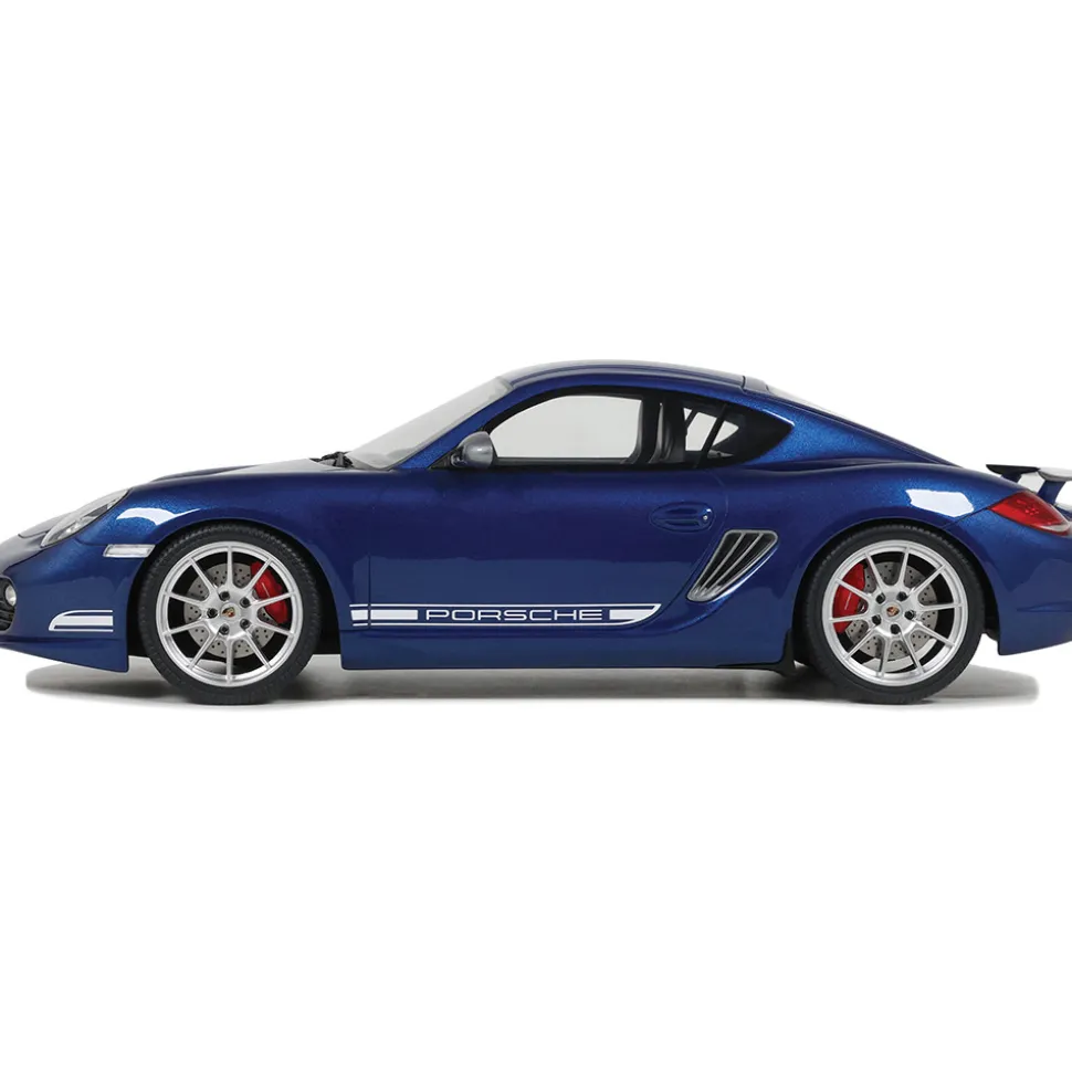 2012 Porsche Cayman R - Aqua Blue Metallic 1:18 Scale Cast Resin Model by GT Spirit