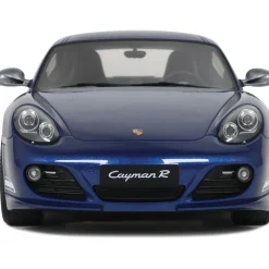 2012 Porsche Cayman R - Aqua Blue Metallic 1:18 Scale Cast Resin Model by GT Spirit