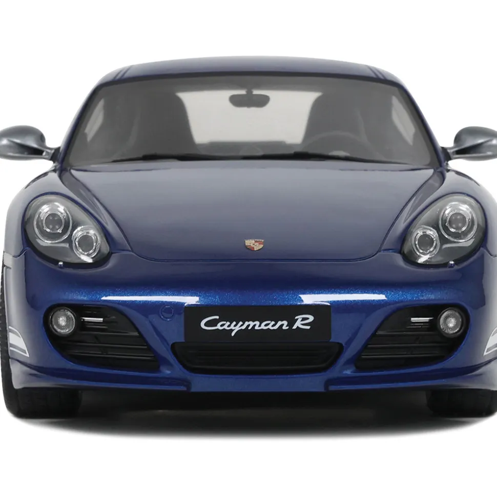 2012 Porsche Cayman R - Aqua Blue Metallic 1:18 Scale Cast Resin Model by GT Spirit