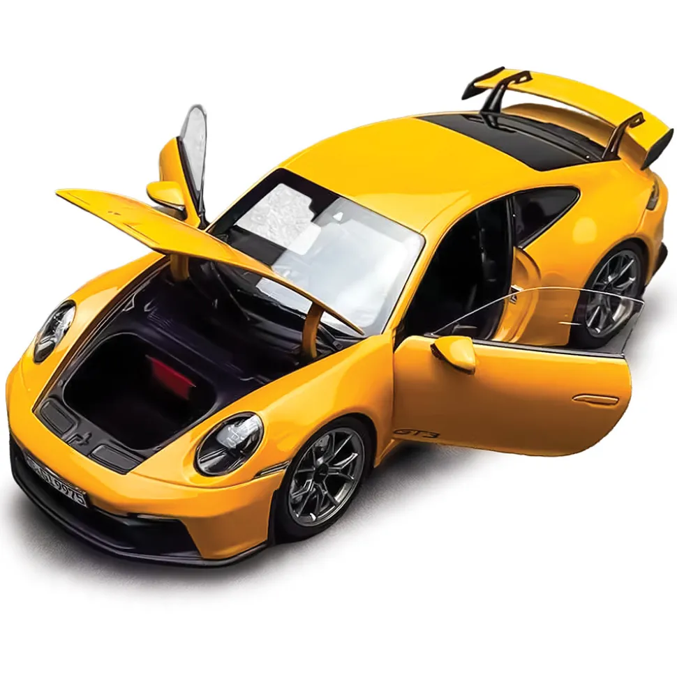 2021 Porsche 911 GT3 - Bahama Yellow 1:18 Scale Diecast Model Car by Norev