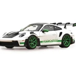 2022 Porsche 911 GT3 RS Carrera RS Tribute - White/Python Green 1:18 Scale Diecast Model Car by Norev