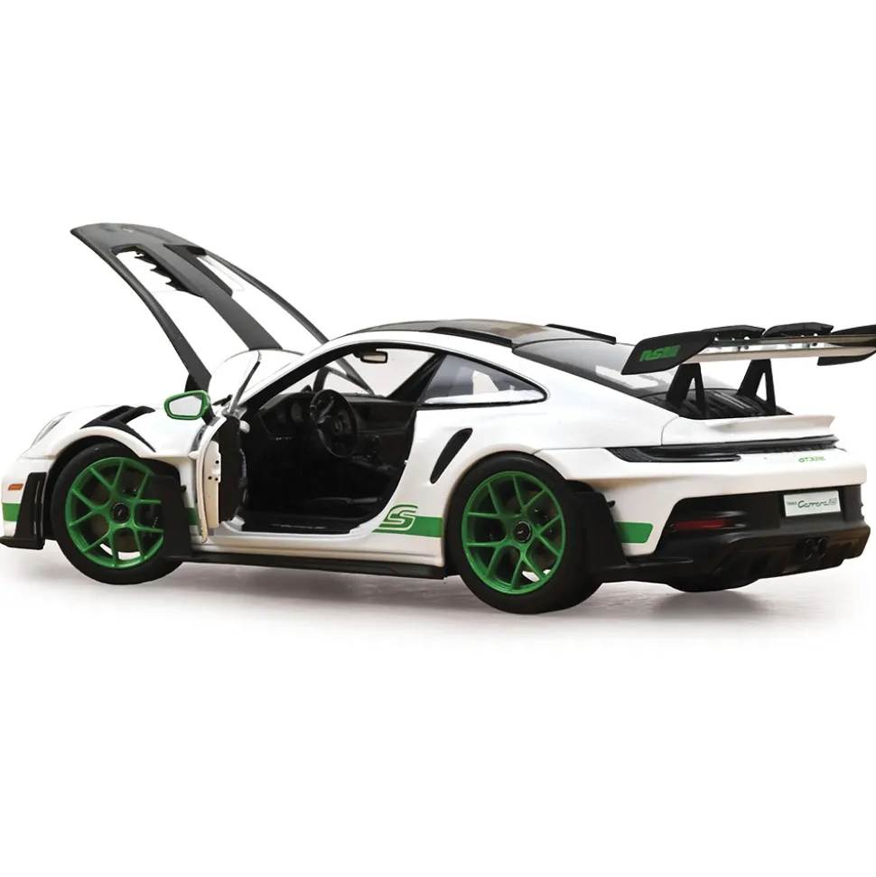 2022 Porsche 911 GT3 RS Carrera RS Tribute - White/Python Green 1:18 Scale Diecast Model Car by Norev