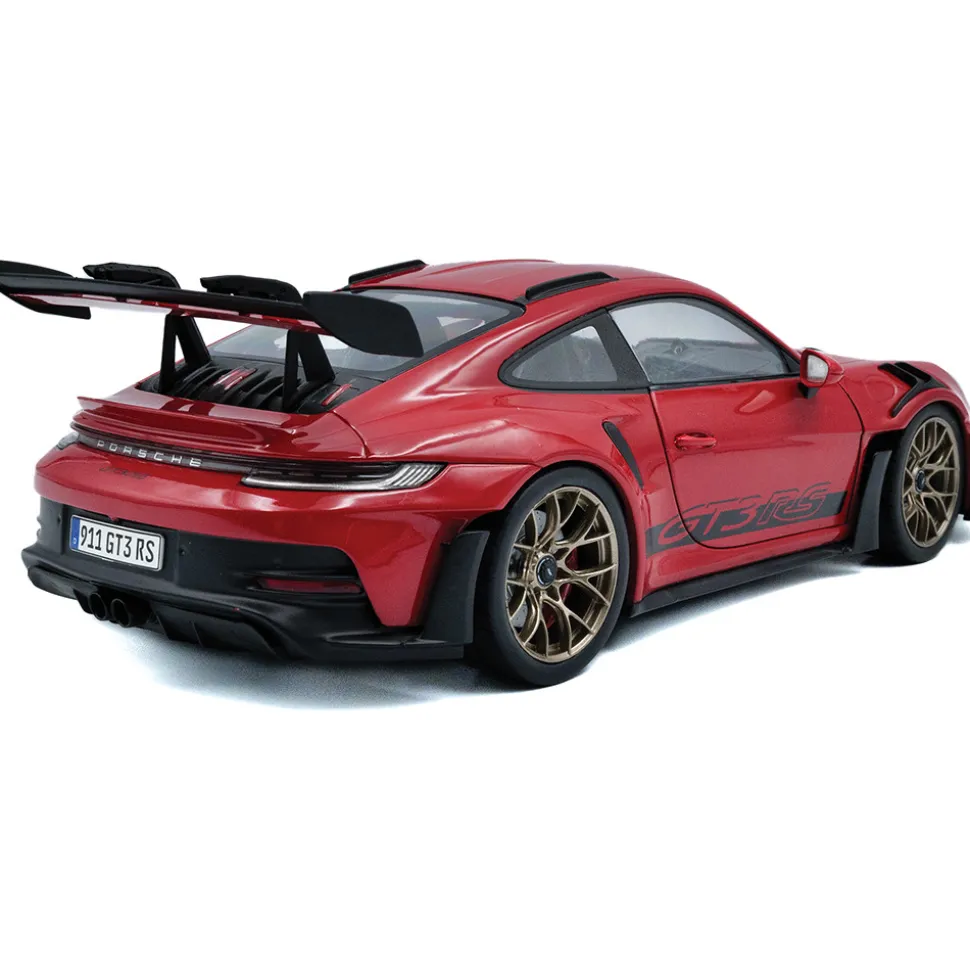 2024 Porsche 911 GT3 RS - Red 1:18 Scale Diecast Model Car by Solido