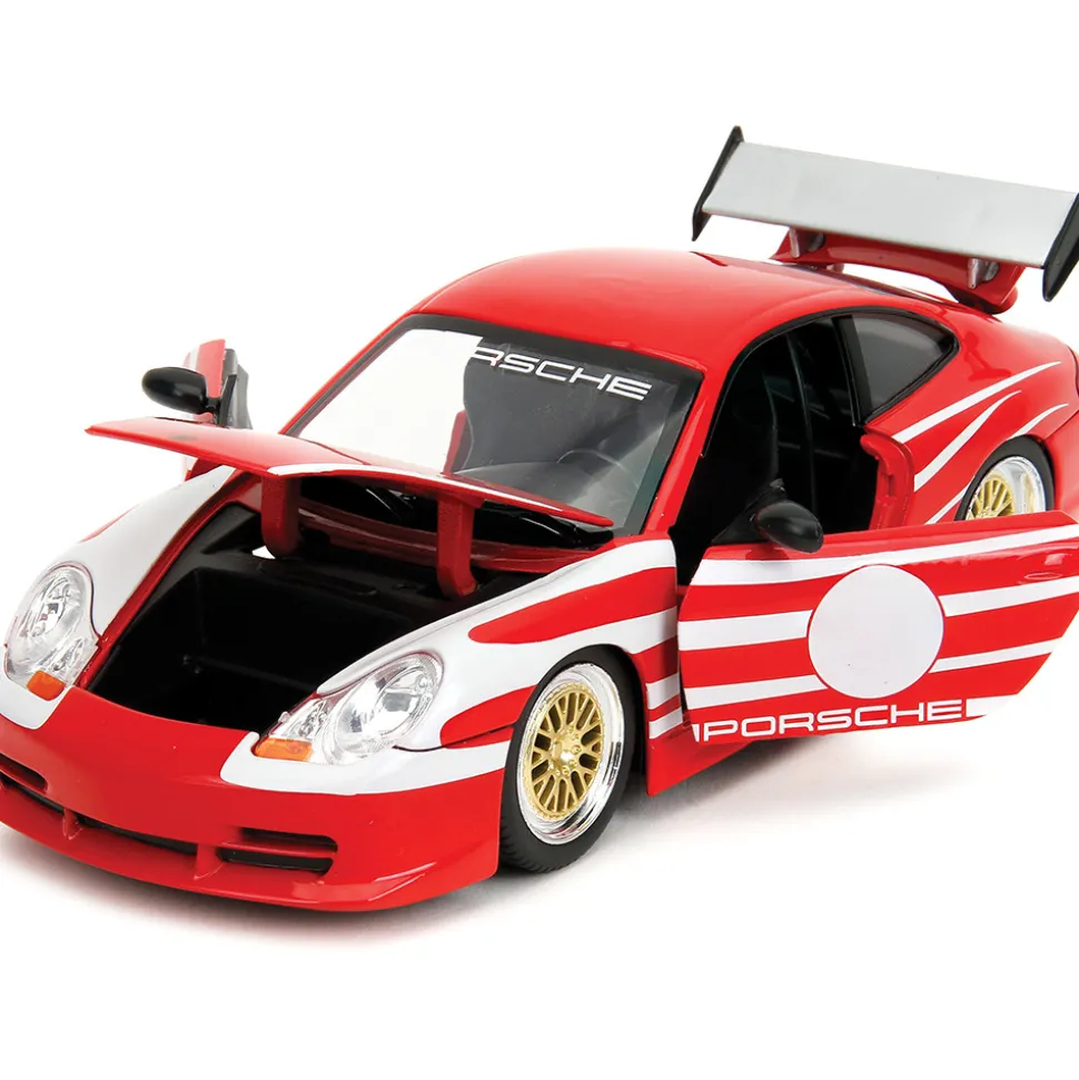 Porsche 911 GT3 RS 996.1 - Red 1:24 Scale Diecast Model Car by Jada Toys