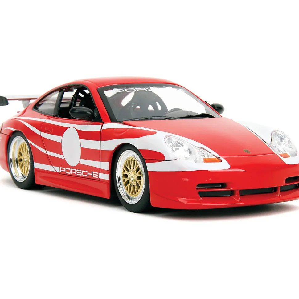 Porsche 911 GT3 RS 996.1 - Red 1:24 Scale Diecast Model Car by Jada Toys