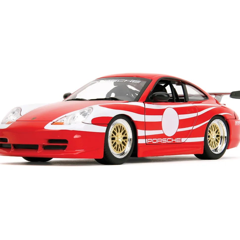 Porsche 911 GT3 RS 996.1 - Red 1:24 Scale Diecast Model Car by Jada Toys