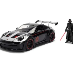 Porsche 911 GT3 RS w/DARTH VADER Figure 1:24 Scale Diecast Model Car by Jada Toys