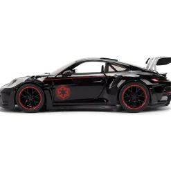Porsche 911 GT3 RS w/DARTH VADER Figure 1:24 Scale Diecast Model Car by Jada Toys