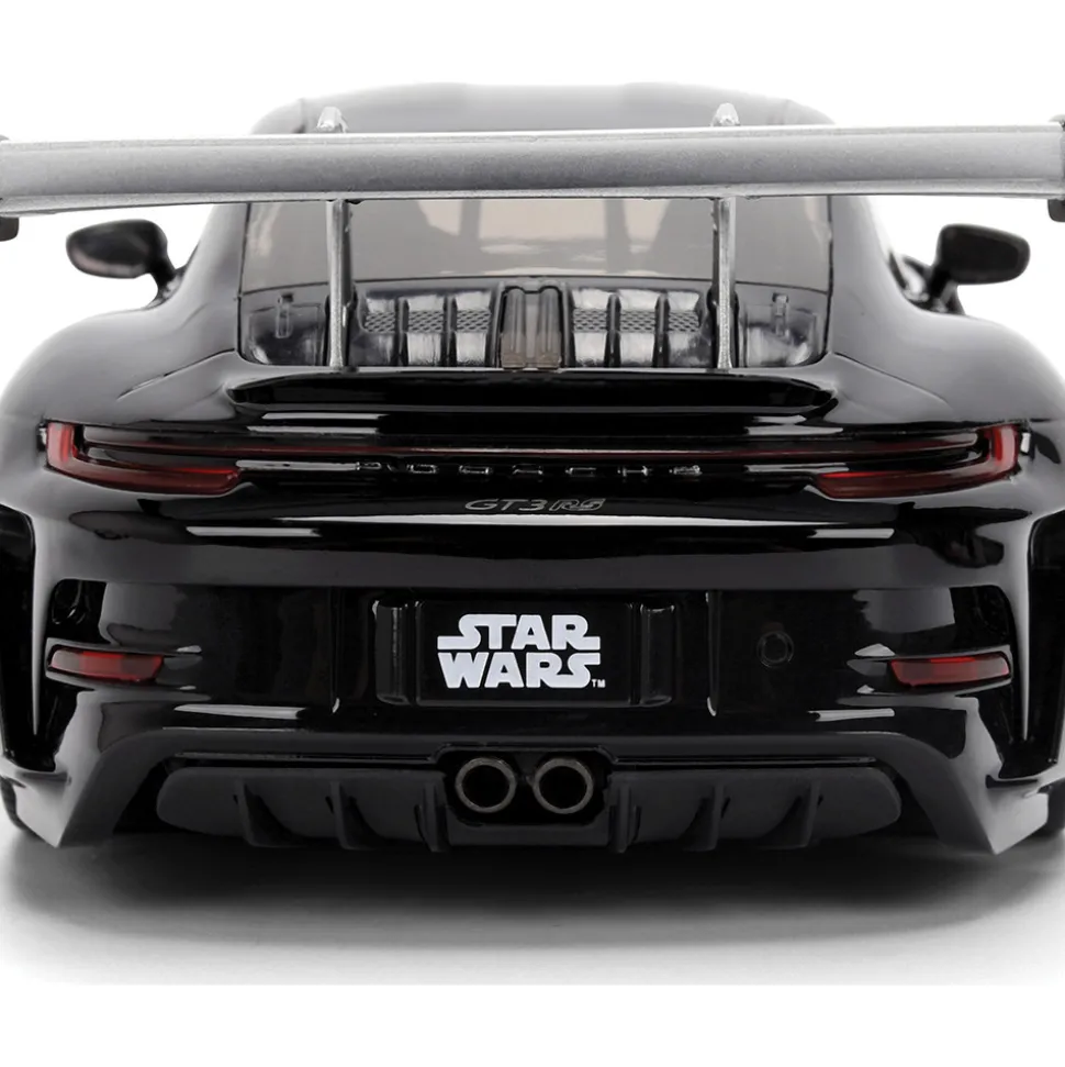 Porsche 911 GT3 RS w/DARTH VADER Figure 1:24 Scale Diecast Model Car by Jada Toys