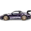 2024 Porsche 911 GT3 RS Weissach Package - Viola Purple Metallic 1:18 Scale Diecast Model Car by Solido