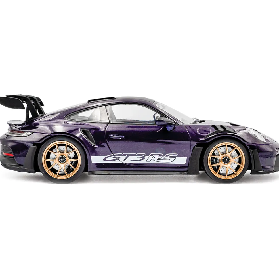 2024 Porsche 911 GT3 RS Weissach Package - Viola Purple Metallic 1:18 Scale Diecast Model Car by Solido