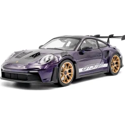 2024 Porsche 911 GT3 RS Weissach Package - Viola Purple Metallic 1:18 Scale Diecast Model Car by Solido