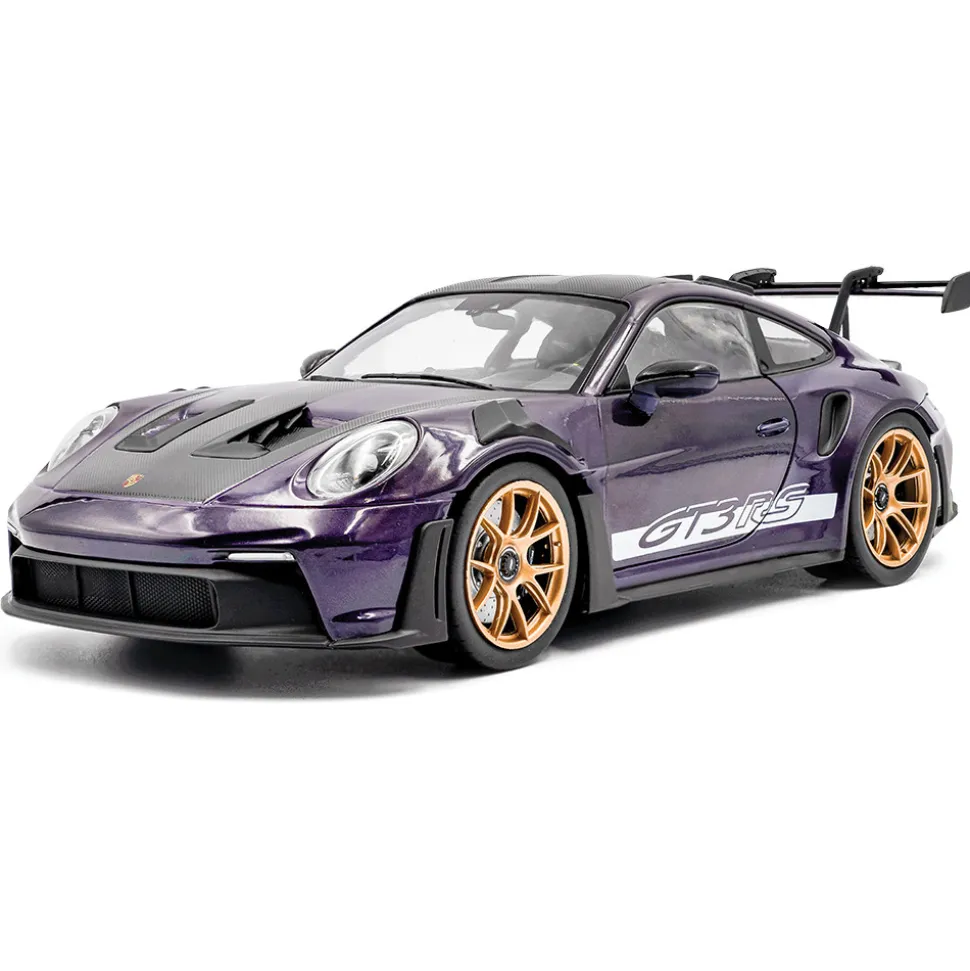 2024 Porsche 911 GT3 RS Weissach Package - Viola Purple Metallic 1:18 Scale Diecast Model Car by Solido
