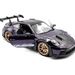 2024 Porsche 911 GT3 RS Weissach Package - Viola Purple Metallic 1:18 Scale Diecast Model Car by Solido