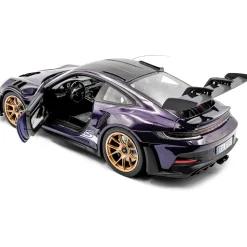 2024 Porsche 911 GT3 RS Weissach Package - Viola Purple Metallic 1:18 Scale Diecast Model Car by Solido