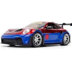 Porsche 911 GT3 RS w/SPIDER-MAN Figure 1:24 Scale Diecast Model Car by Jada Toys