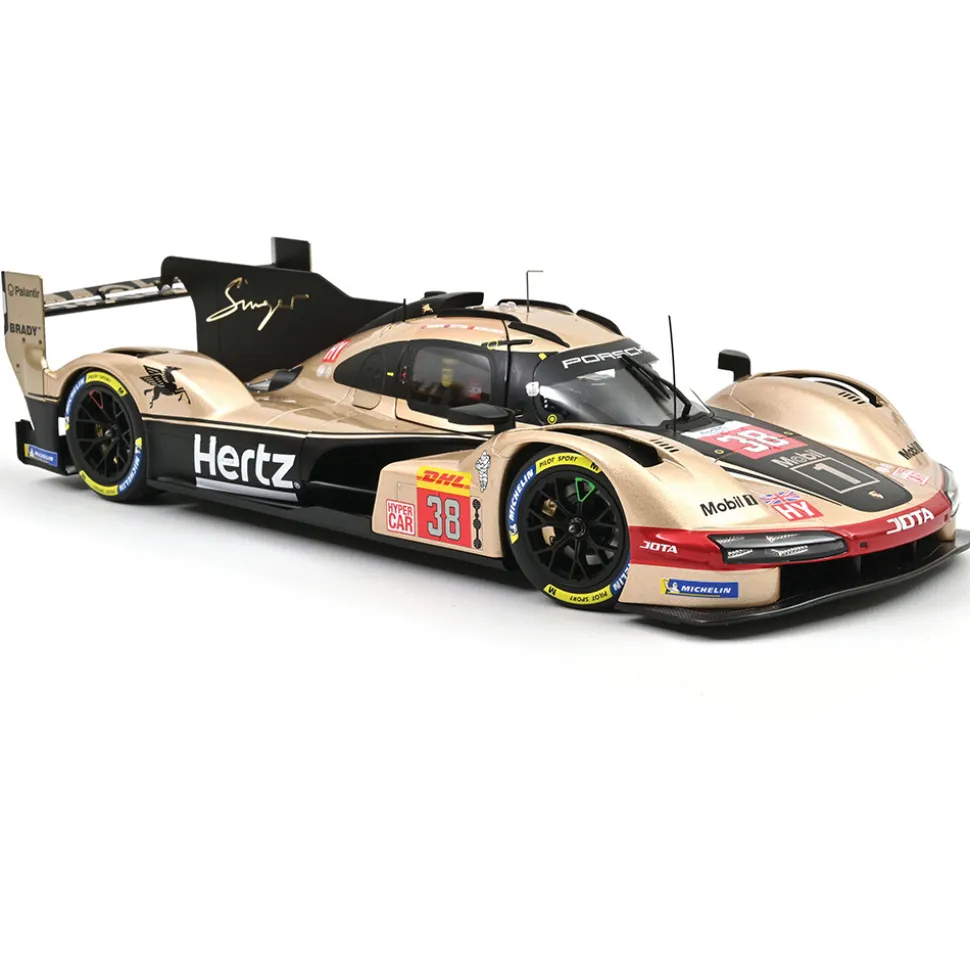 Porsche 963 Hertz Team Jota - Lone Star Le Mans 24 Hour - Hanson/Button/Rasmussen 1:18 Scale Diecast Model Car by Norev