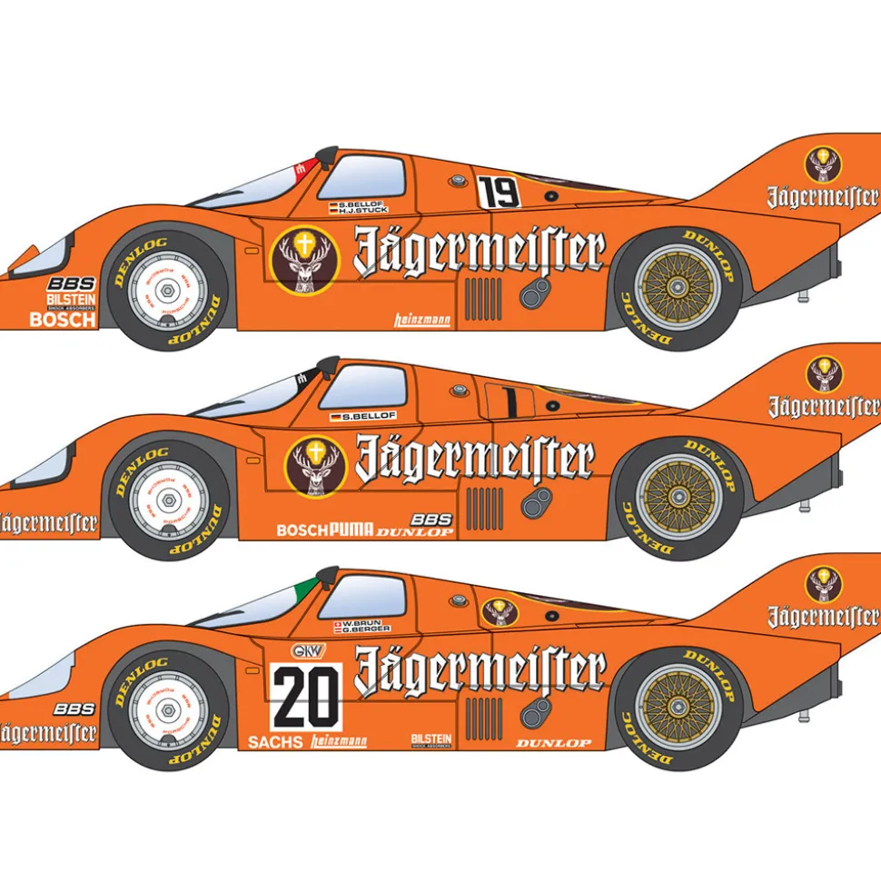 Porsche 956 1/24 Kit 1:24 scale Plastic by Italeri