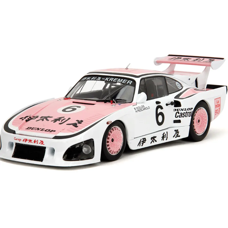 1981 Porsche 935 K3 - White 1:18 Scale Diecast Model Car by Pink Slips