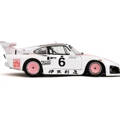 1981 Porsche 935 K3 - White 1:18 Scale Diecast Model Car by Pink Slips