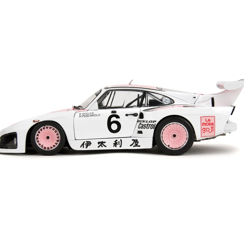 1981 Porsche 935 K3 - White 1:18 Scale Diecast Model Car by Pink Slips