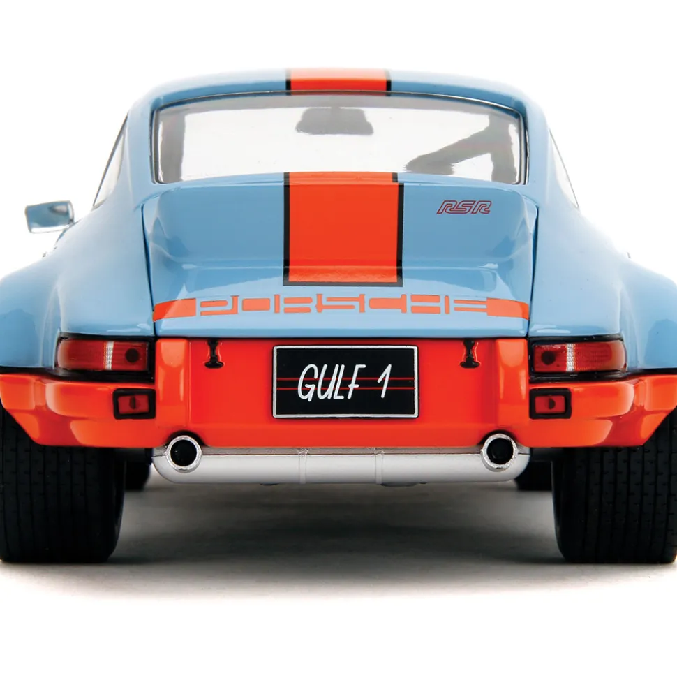 1973 Porsche 911 RSR - Gulf Oil 1:18 Scale Diecast Model Car by Pink Slips