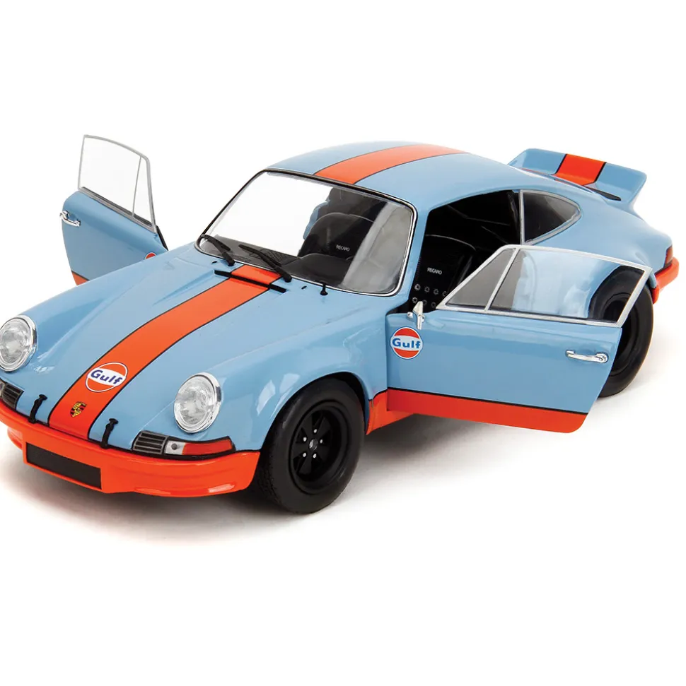 1973 Porsche 911 RSR - Gulf Oil 1:18 Scale Diecast Model Car by Pink Slips