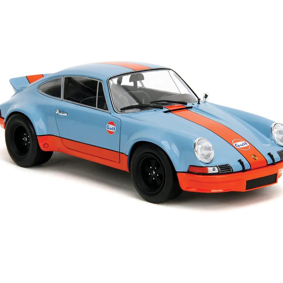 1973 Porsche 911 RSR - Gulf Oil 1:18 Scale Diecast Model Car by Pink Slips