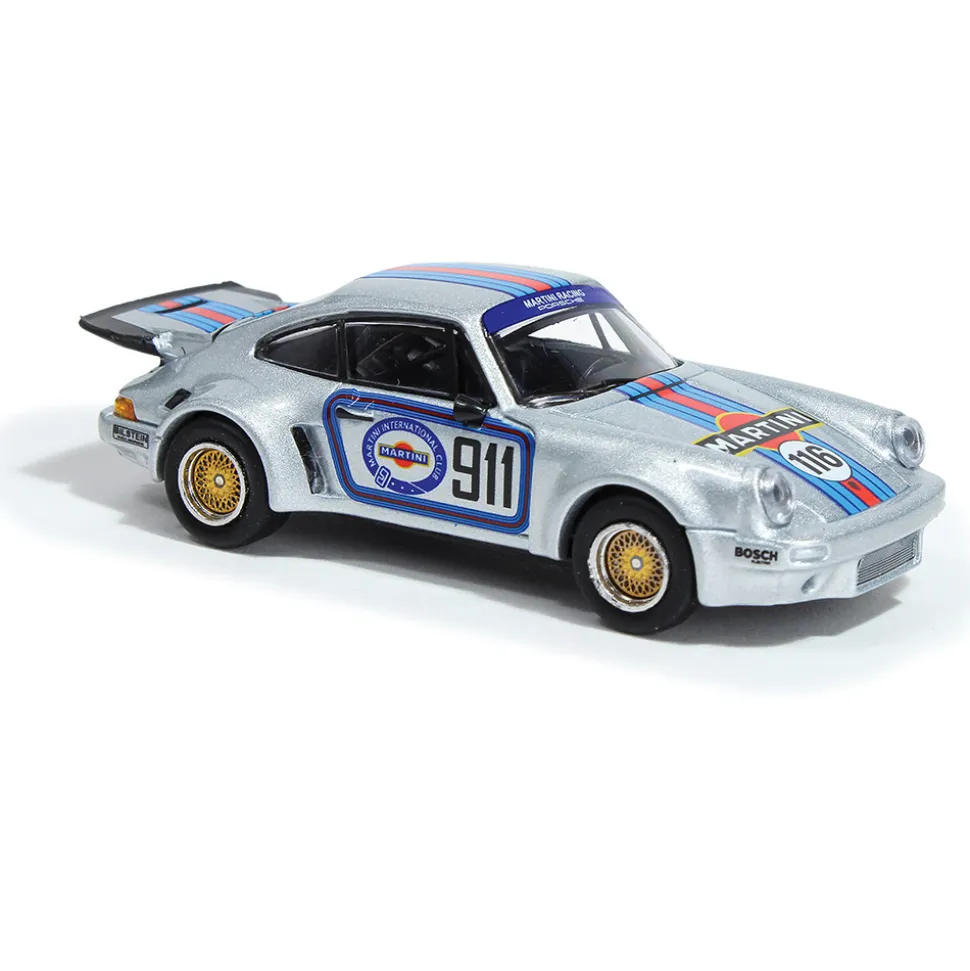 1974 Porsche 911 3.0 RSR - Martini 1:64 Scale Diecast Model Car by Paragon Models