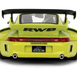 Porsche RWB Genki - Yellow 1:18 Scale Diecast Model Car by Pink Slips