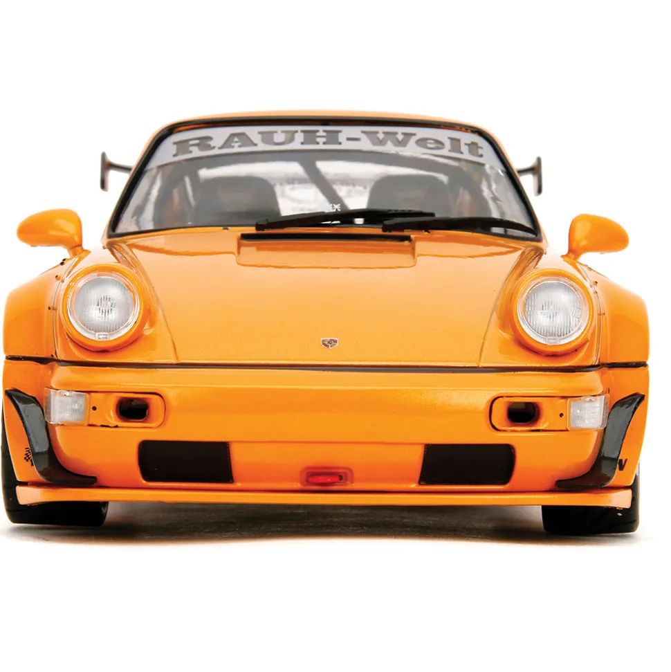 2016 Porsche RWB Hibiki Bodykit - Orange 1:18 Scale Diecast Model Car by Pink Slips