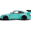 Porsche RWB Kei Sishi - Green 1:18 Scale Diecast Model Car by Pink Slips