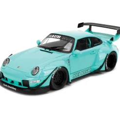 Porsche RWB Kei Sishi - Green 1:18 Scale Diecast Model Car by Pink Slips