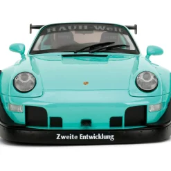 Porsche RWB Kei Sishi - Green 1:18 Scale Diecast Model Car by Pink Slips