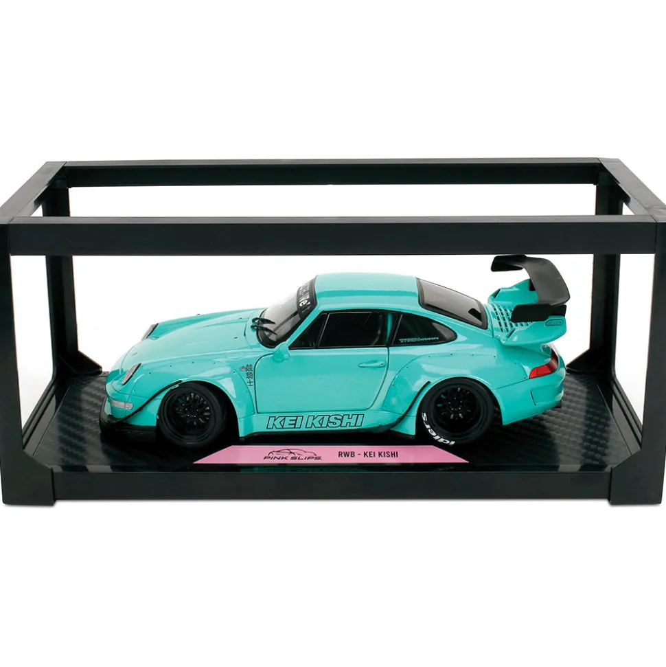 Porsche RWB Kei Sishi - Green 1:18 Scale Diecast Model Car by Pink Slips