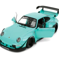 Porsche RWB Kei Sishi - Green 1:18 Scale Diecast Model Car by Pink Slips