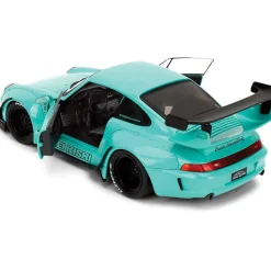 Porsche RWB Kei Sishi - Green 1:18 Scale Diecast Model Car by Pink Slips