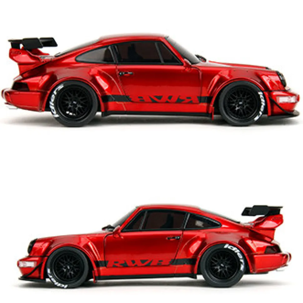 Porsche RWB - Pink Slips Candy Red 1:18 Scale Diecast Model Car by Pink Slips