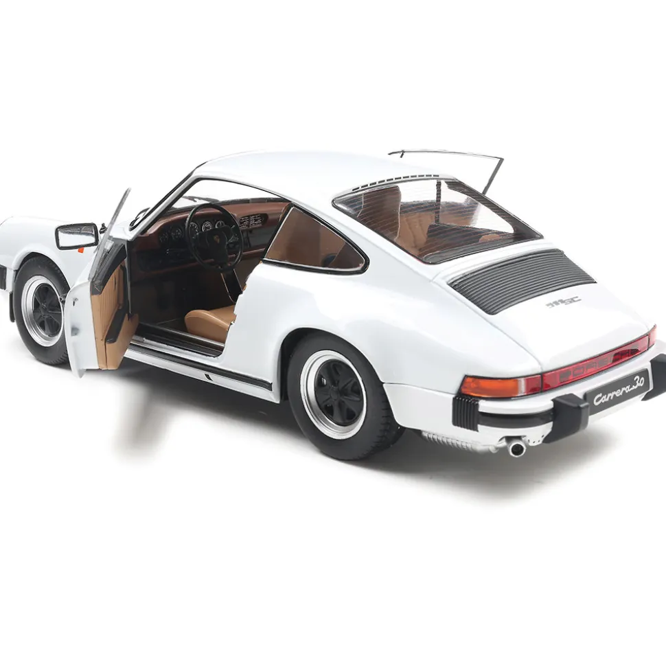 1974 Porsche 911 (930) 3.0 SC - White 1:18 Scale Diecast Model Car by Solido