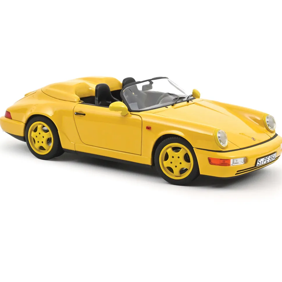 1993 Porsche 911 Speedster - Speed Yellow 1:18 Scale Diecast Model Car by Norev