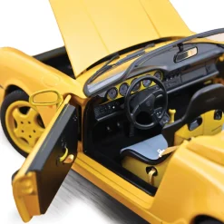 1993 Porsche 911 Speedster - Speed Yellow 1:18 Scale Diecast Model Car by Norev