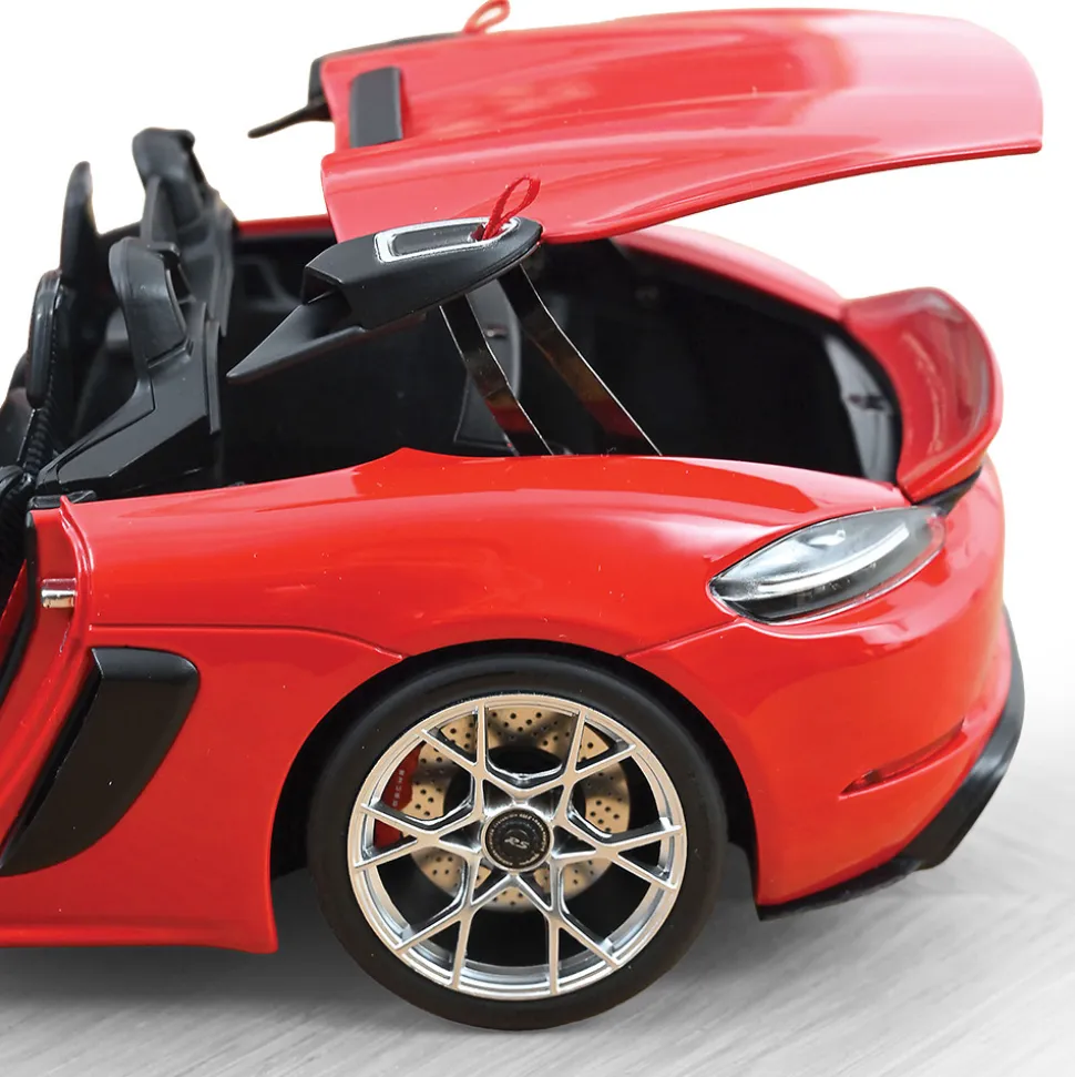 2023 Porsche 718 Spyder RS - Guards Red 1:18 Scale Diecast Model Car by Norev