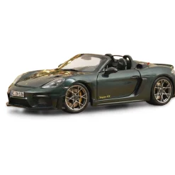 2023 Porsche 718 Spyder RS w/ Weissach Pack - Forest Green 1:18 Scale Diecast Model Car by Norev