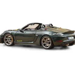 2023 Porsche 718 Spyder RS w/ Weissach Pack - Forest Green 1:18 Scale Diecast Model Car by Norev